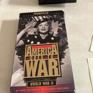 America goes to war VHS tape